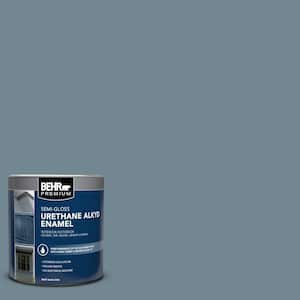 1 qt. Home Decorators Collection #HDC-AC-24 Lyric Blue Semi-Gloss Enamel Urethane Alkyd Interior/Exterior Paint