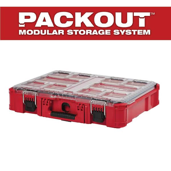 Milwaukee PACKOUT 5-Compartments Small Parts Organizer 48-22-8435 - The Home  Depot