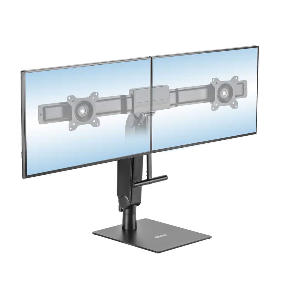 mount-it! Freestanding Dual Monitor Arm With Height