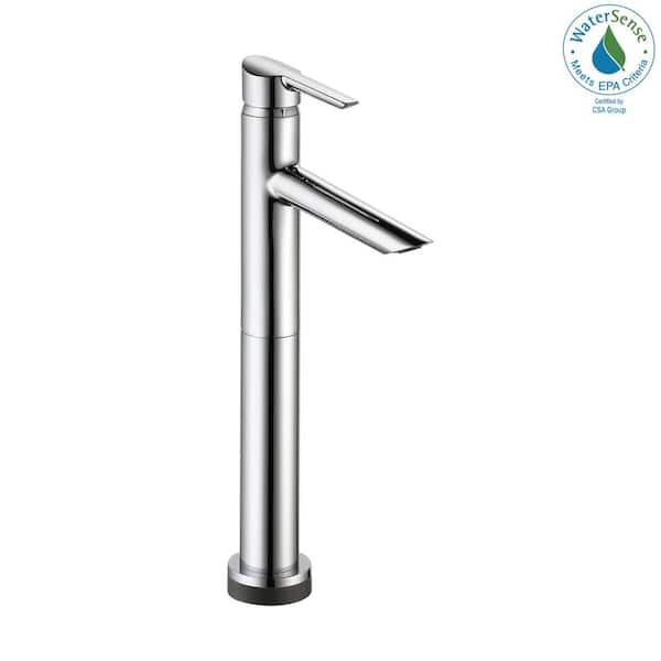 Delta Compel Single Hole Single-Handle Vessel Bathroom Faucet with Touch2O.xt Technology in Chrome