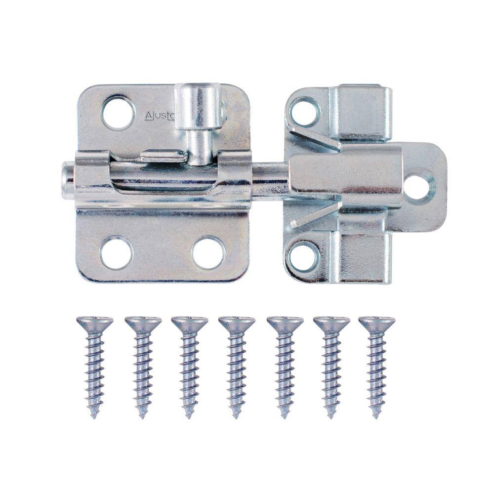 Reviews for Ajustlock 2 in. Zinc-Plated Barrel Bolt | Pg 1 - The Home Depot