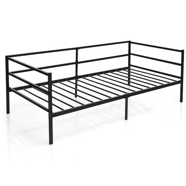 Costway Black Sofa Bed Frame (1-Pack)