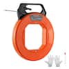 VEVOR Fish Tape 240-ft. 1/8 in. Steel Wire Puller with Handle, Cable  Puller, Wire Fishing Tools for Walls Electrical Conduit DJPYDG18240FTTLFXV0  - The Home Depot
