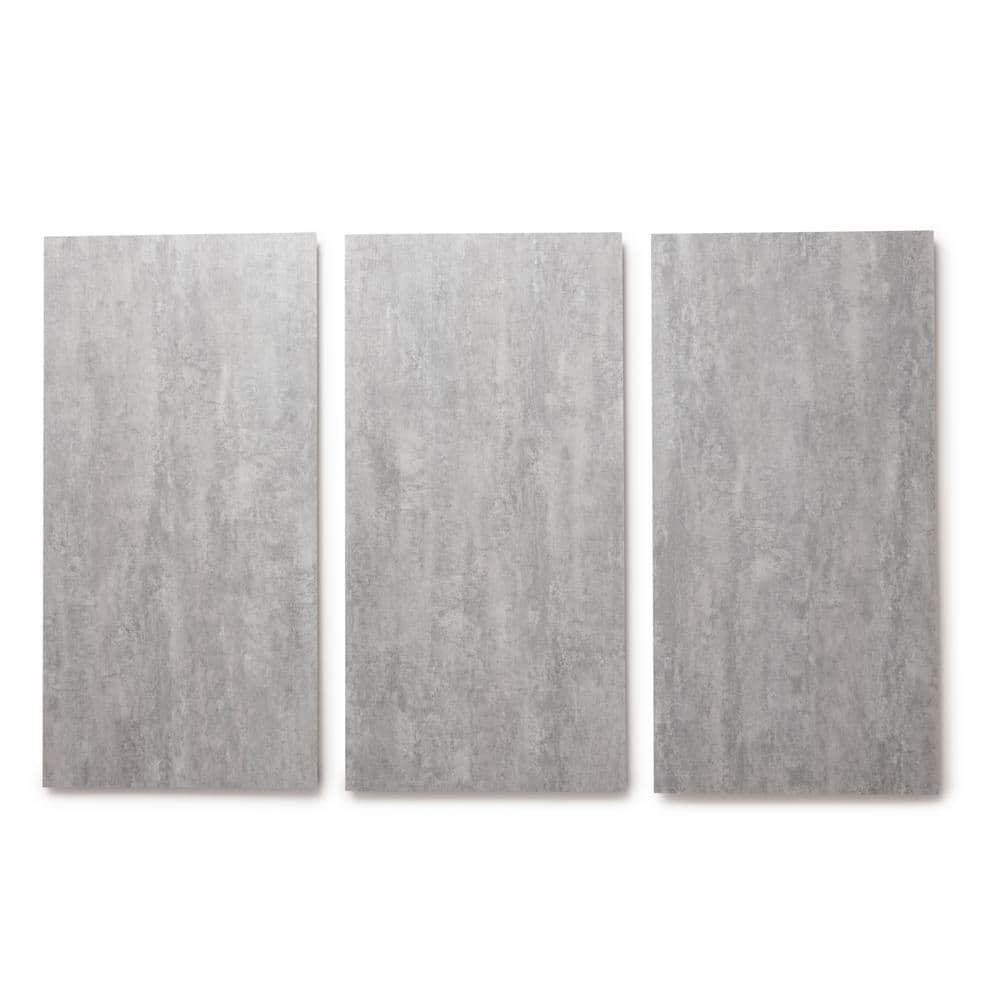 Glacier Gray 12" x 24" Glue Down Luxury Vinyl Tile