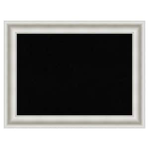 Parlor White Framed Black Corkboard 34 in. x 26 in. Bulletine Board Memo Board