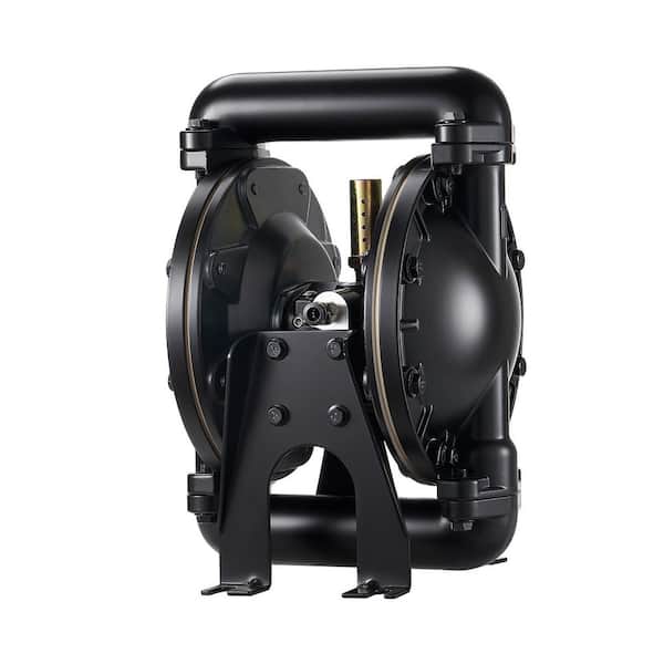 VEVOR Air Operated Double Diaphragm Pump, 35 GPM, 1 inch Inlet & Outlet ...