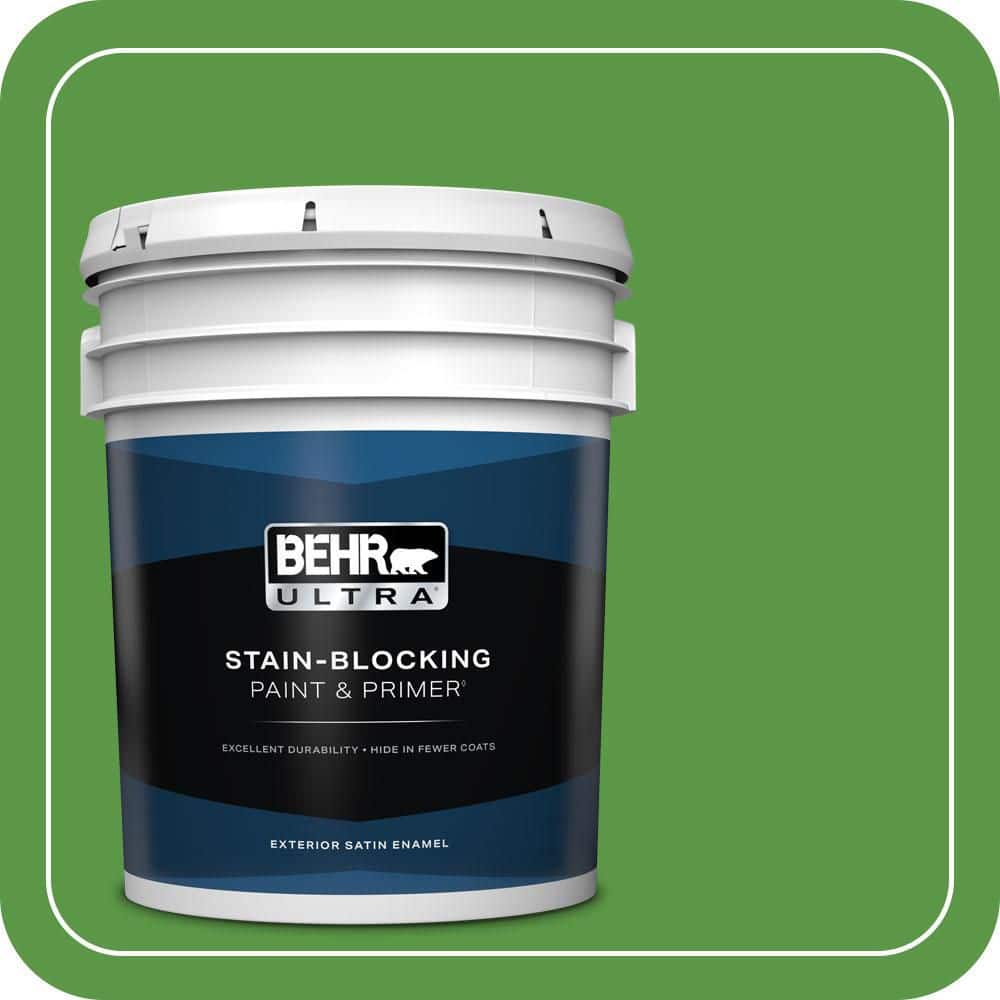 5 gal. #430B-7 Cress Green Satin Enamel Exterior Paint & Primer price history on PriceWatchPro