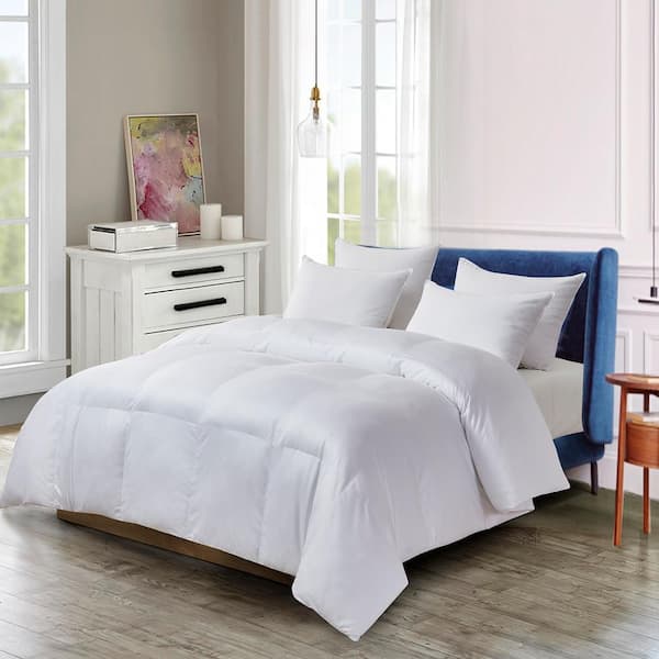 Unbranded Full / Queen 100% Cotton Down Alternative All Seasons Comforter with Purissimo Technology