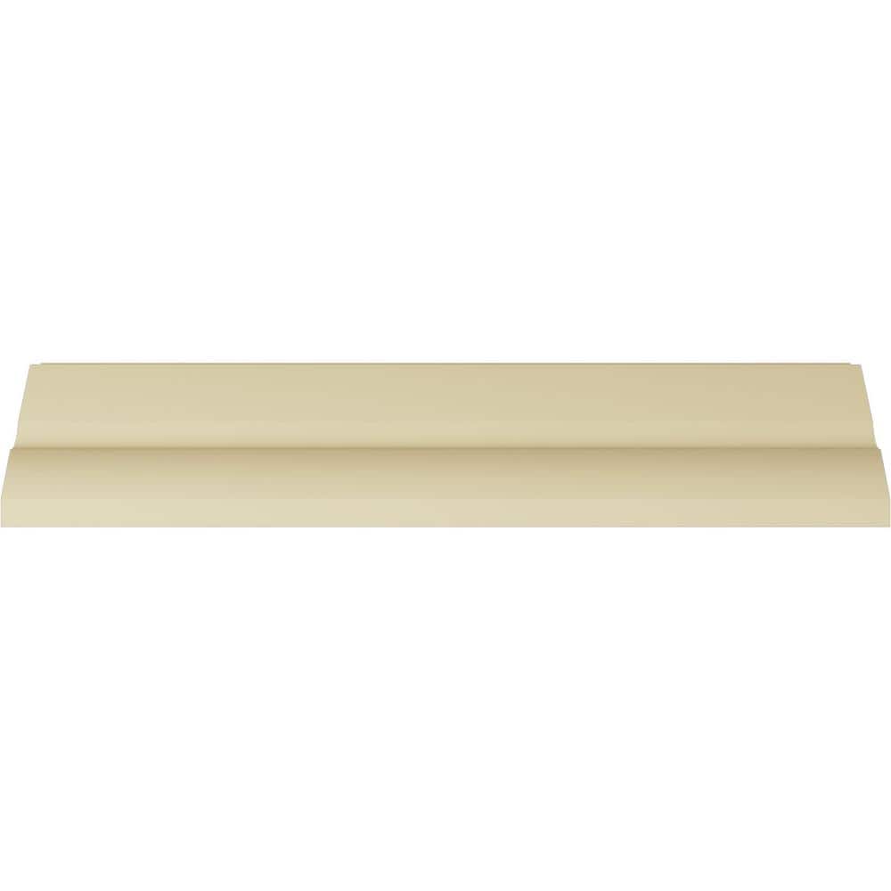 Tirana White Polyurethane Decorative Crown Moulding 94.5"