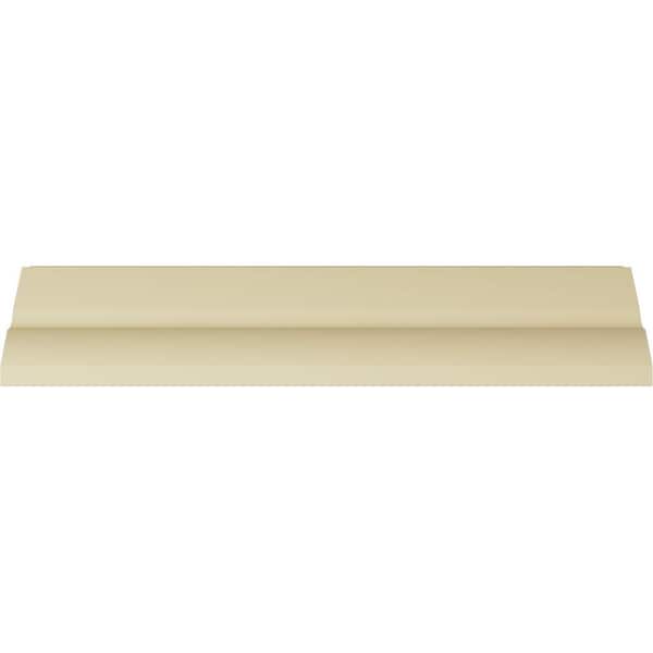 Ekena Millwork 5-1/8 in. x 6-7/8 in. x 94-1/2 in. Polyurethane Tirana Crown Moulding