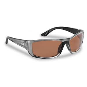 Buchanan Polarized Sunglasses Crystal Gunmetal Frame with Copper Lens