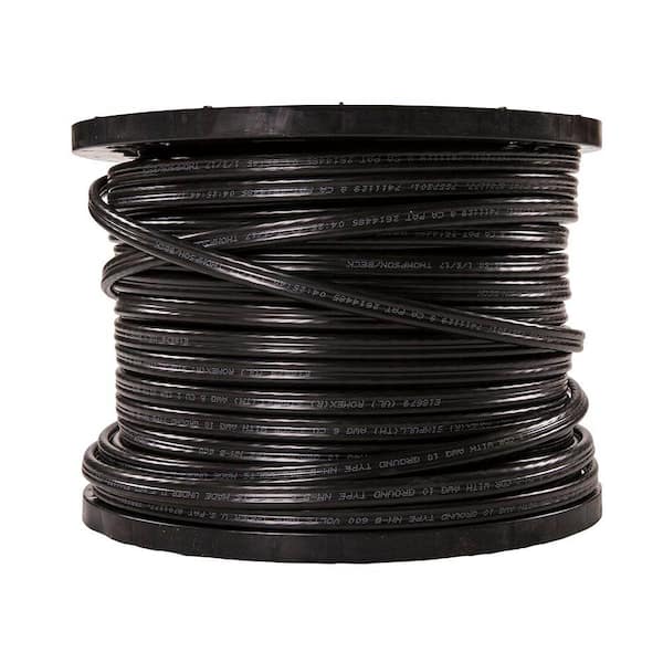 SOUTHWIRE 600V 500MCM SIMpull RW90 X-LINK Copper Electrical Cable, Black