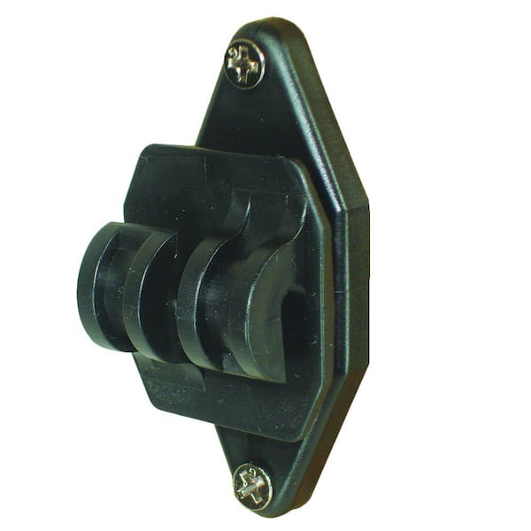 Field Guardian Wood Post Nail-On Insulator for Hi-Tensile - Black