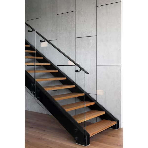 1-Light White Integrated LED Horizontal Deck Step Light
