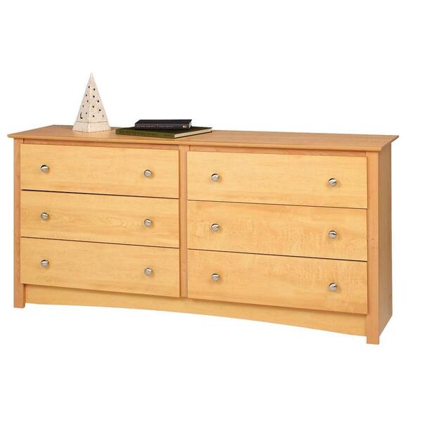 Prepac Sonoma Maple 6-Drawer Dresser