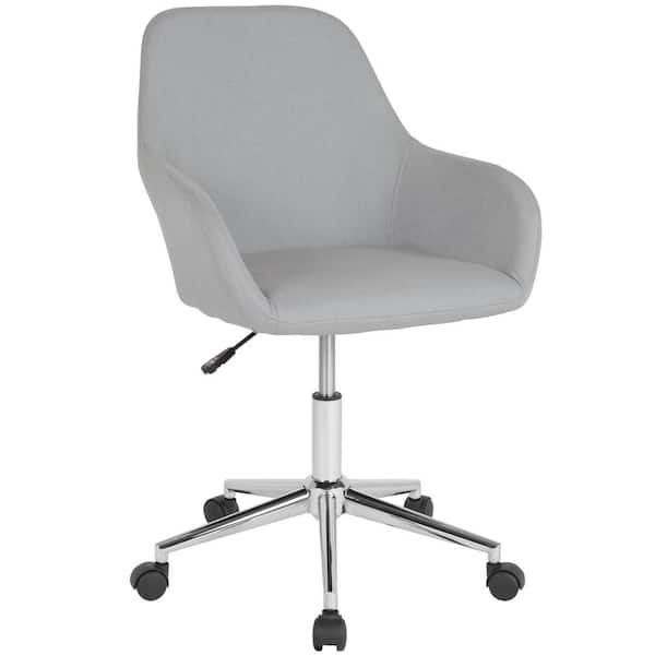 Carnegy Avenue Light Gray Fabric Office/Desk Chair