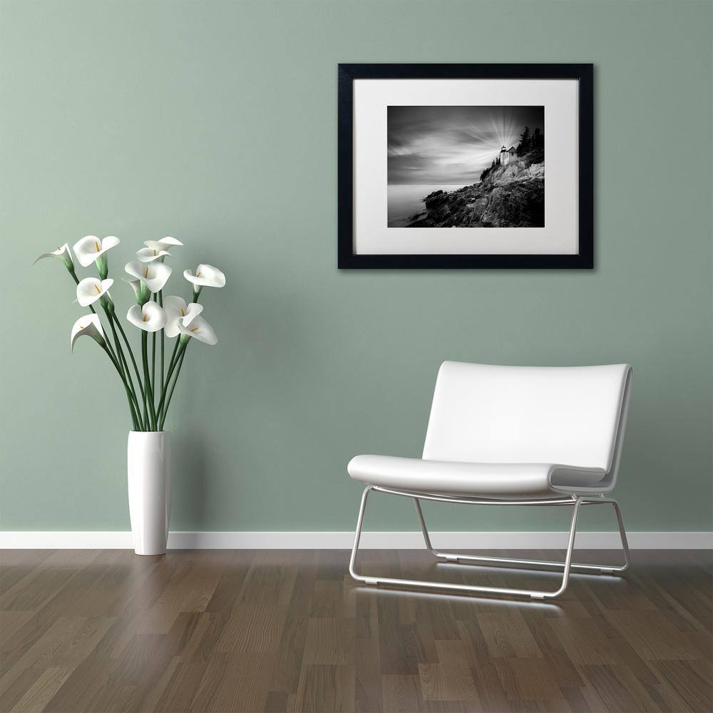 Bass Harbor Lighthouse Black Framed Landscape Photography Print