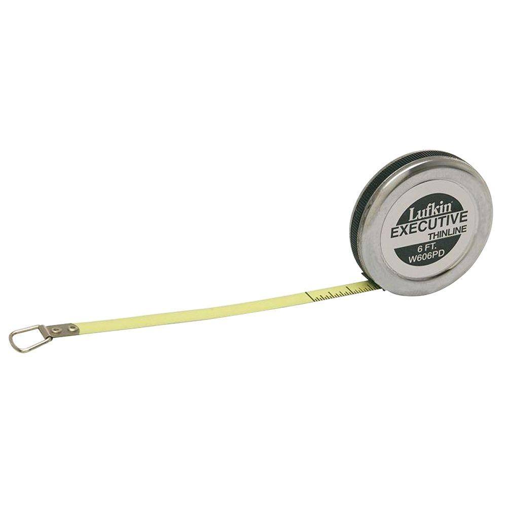 Lufkin W606PD 1/4-Inch by 6-Foot Executive Diameter Engineer's Tape 