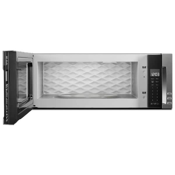 KitchenAid 30 in. W 1.9 cu. ft. 1800-Watt Over the Range Microwave with Air  Fry in Stainless Steel KMHC319LSS - The Home Depot