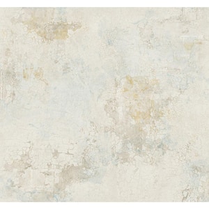 Seabrook Designs Telluride Faux Texture Metallic Greige & Blue