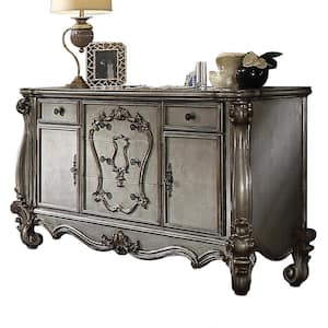 Versailles Antique Platinum 5 Drawer 21 in. Dresser without Mirror