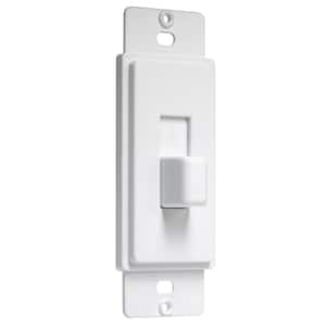 MASQUE 5000 Plastic White Toggle Switch Cover-up Plate, Aesthetic Outlet Adapter Plate Hides Toggle Switch, 25-Pack