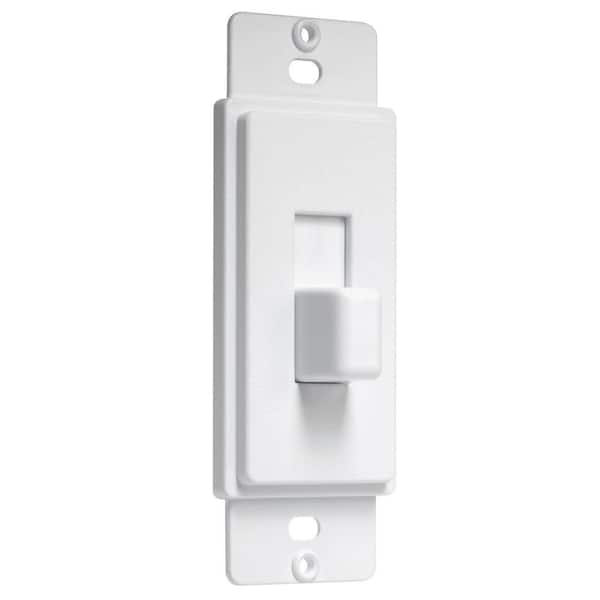 TAYMAC MASQUE 5000 Plastic White Toggle Switch Cover-up Plate, Aesthetic Outlet Adapter Plate Hides Toggle Switch, 25-Pack