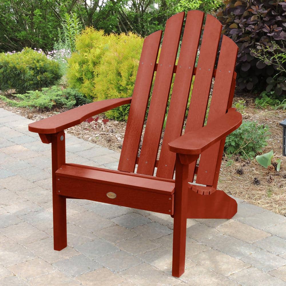 Classic Wesport Rustic Red Recycled Plastic Adirondack Chair price history on PriceWatchPro