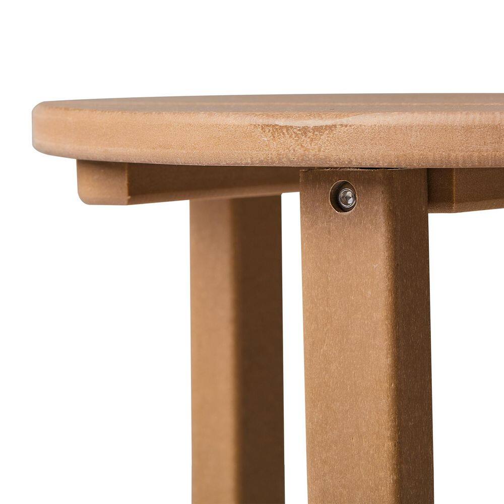 Teak Round 18" Outdoor Side Table