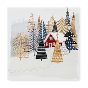 Christmas Chalet I by Victoria Borges Country Art Print 18 in. x 18 in.