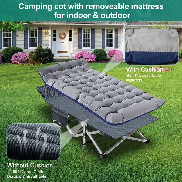 リアル XL Folding BOZTIY Camping Portable in. 28 x in. 75 Cot アウトドア寝具