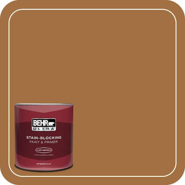 BEHR ULTRA 1 qt. #MQ4-05 Castellina Extra Durable Flat Interior Paint & Primer