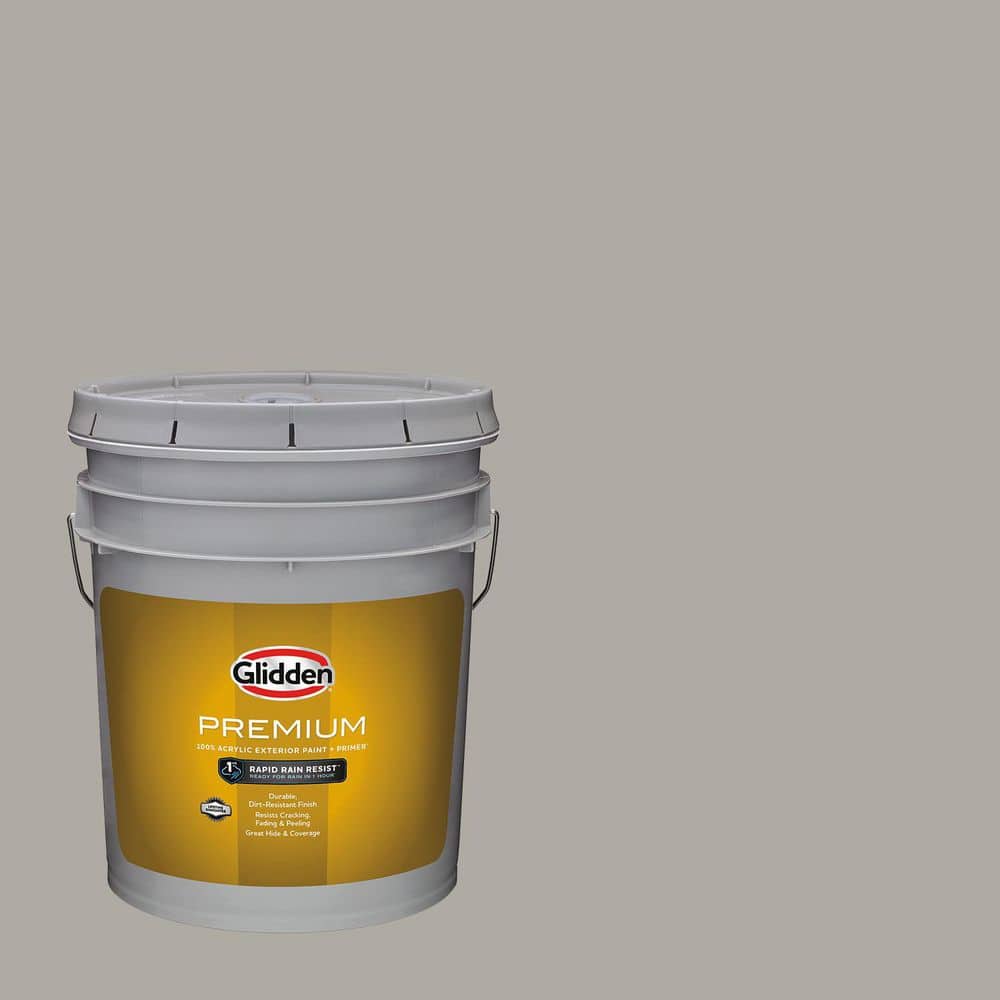 Glidden Premium - 5 gal. PPG0998-3 Kalispell Flat Exterior Latex Paint