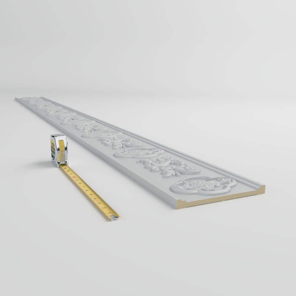 Lisbon Factory Primed White Polyurethane Chair Rail Moulding