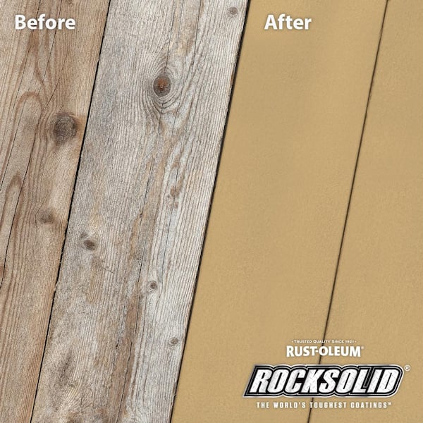 Rustoleum rock 2025 solid stain