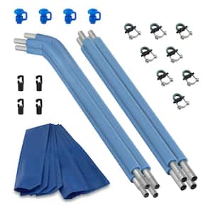Machrus Upper Bounce Trampoline Replacement Enclosure Poles and Hardware (Set of 4) Net Sold Separately