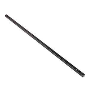 31 in. Vintage Square Black Glossy Baluster