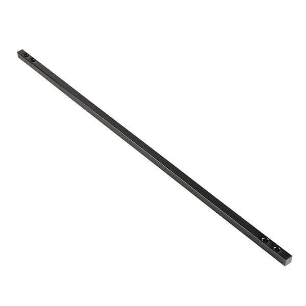 Unbranded 31 in. Vintage Square Black Glossy Baluster