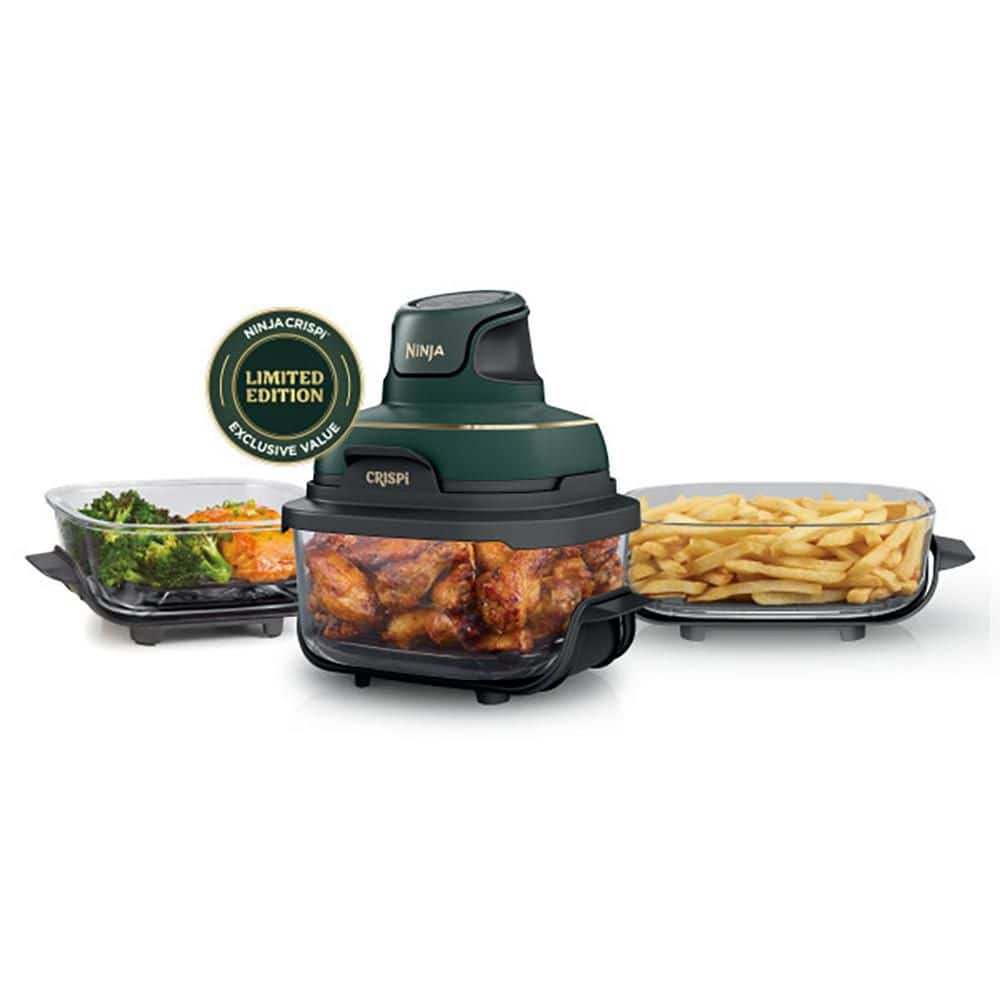 NINJA Crispi Portable Glass Air Fryer FN103BF The Home Depot