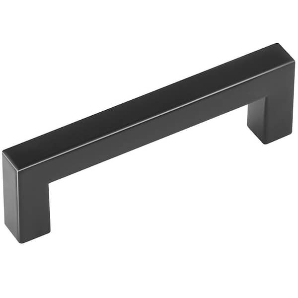 30 Pack 3.86 in. Cabinet Pull, Stainless Steel Modern Kitchen Cupboard Door Handle for Kitchen Bathroom Matte Black