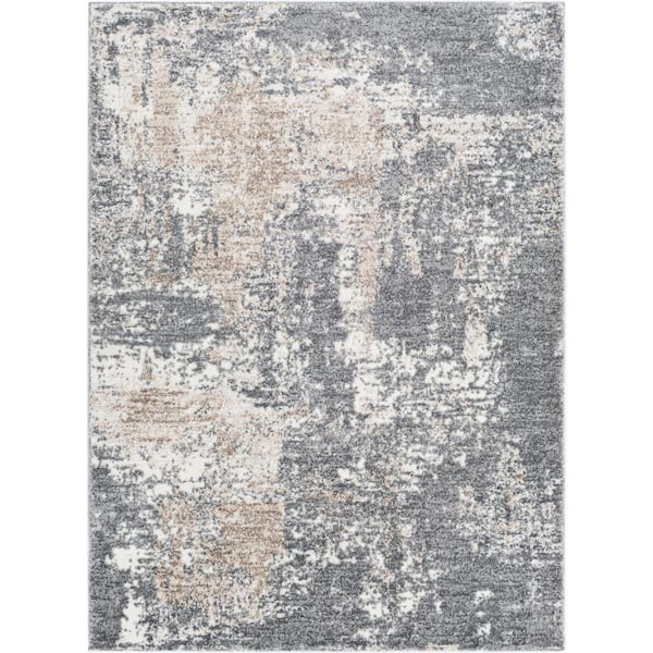 Livabliss Chidi Charcoal 7 ft. x 9 ft. Indoor/Outdoor Area Rug