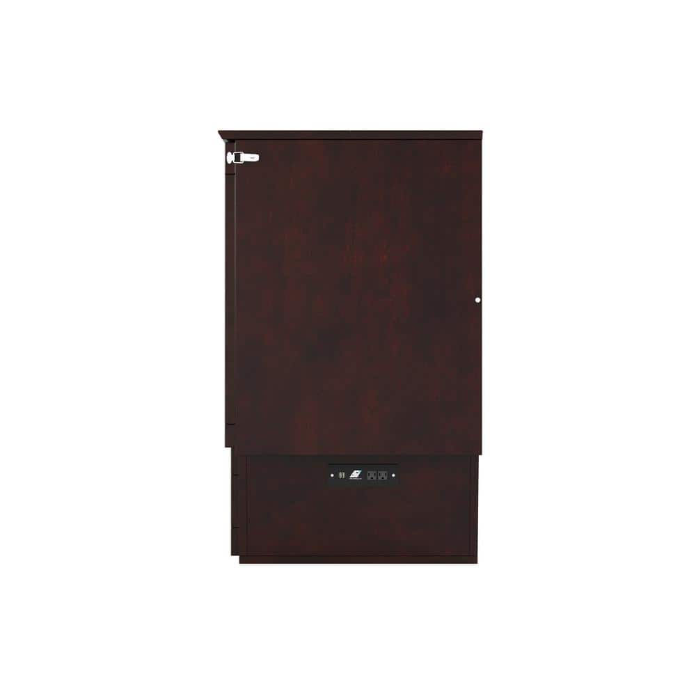 Nantucket Queen Murphy Bed Chest with CoolSoft Memory Foam Mattress