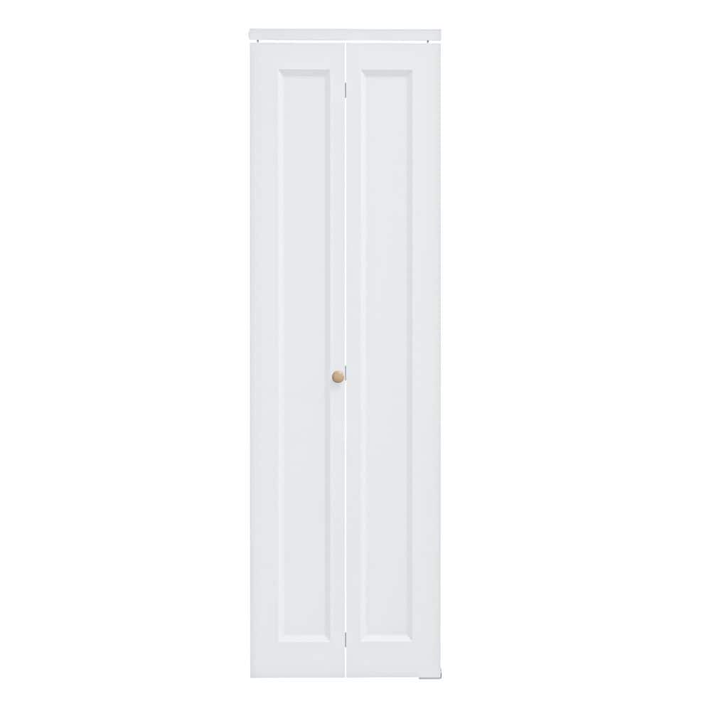 24 in. x 80 in. 1-Panel White Primed Hollow Core MDF Composite Closet Bi-fold Door with Hardware price history on PriceWatchPro