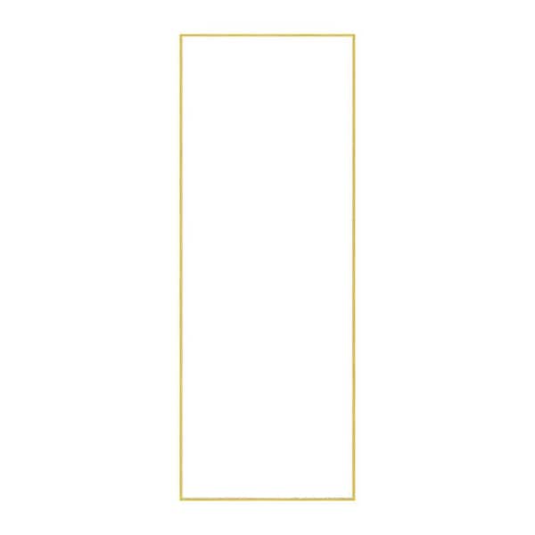 Unbranded 22 in. W x 65 in. H Rectangular Aluminum Framed Wall Mount or Floor Standing Modern Decorative Bathroom Vanity Mirror