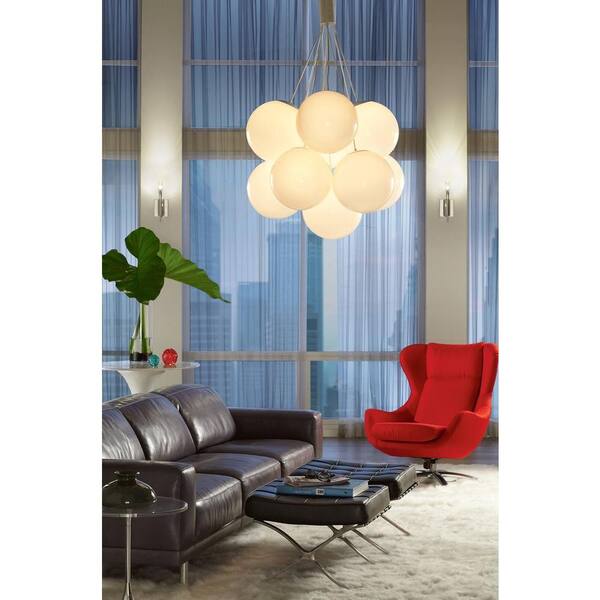 Sea Gull Lighting Hanging Globe 1 Light White Pendant 6024 15 The Home Depot - Sea Gull Lighting Globe Pendant