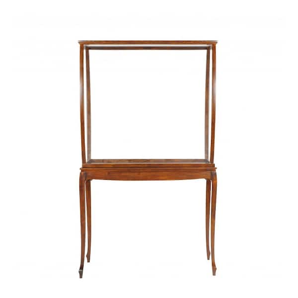 HomeRoots Amelia BrownFloor Display CaseClassic