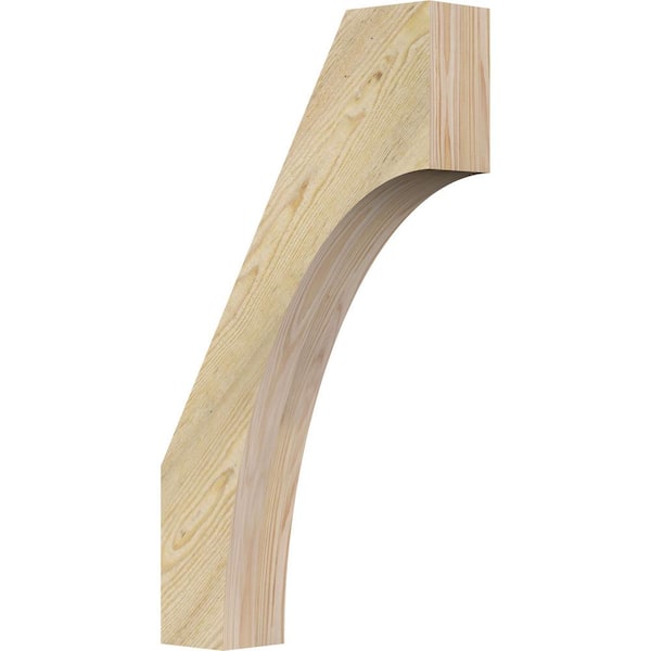 Ekena Millwork 4"W x 16"D x 28"H Westlake Rough Sawn Knee Brace, Douglas Fir