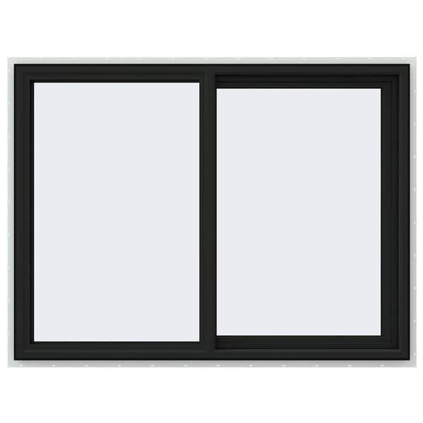 JELD-WEN 30 in. x 36 in. V-4500 Series Black FiniShield Single