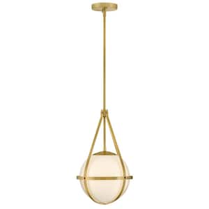 Colby 1-Light Lacquered Brass Pendant Light
