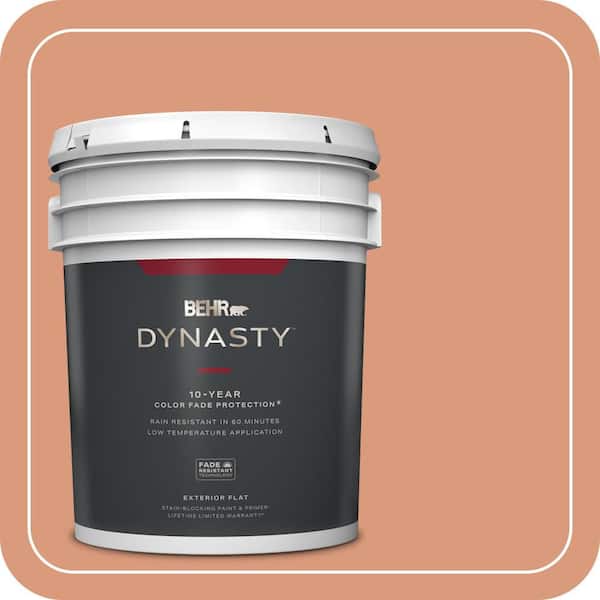 BEHR DYNASTY 5 gal. #MQ1-27 Dazzle and Delight Flat Exterior Stain-Blocking Paint and Primer